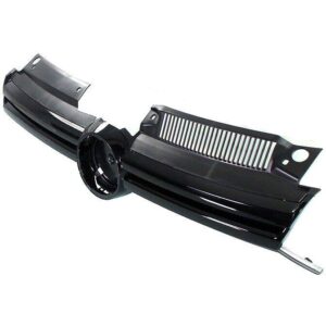 Grille Volkswagen Golf 2010-2014 Black With Painted Black Molding , VW1200150