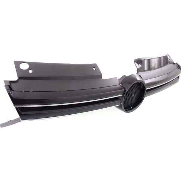 Grille Volkswagen Jetta Wagon 2010-2014 With Chrome , VW1200164 - Image 3