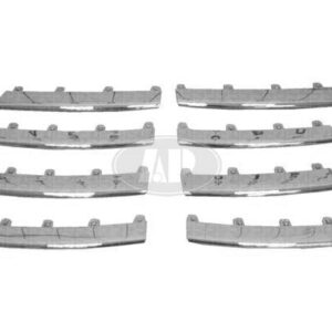 Grille Moulding Kit Chrome (8Pc/Set) Volkswagen Jetta 2005-2010 Chrome , VW1211100