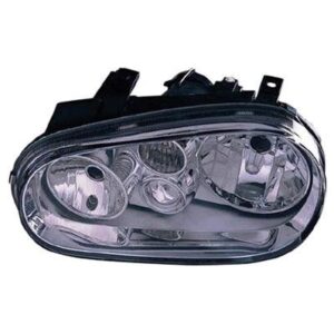 Head Lamp Driver Side Volkswagen Cabrio 1999-2002 Without Fog (Chrome Bezel) High Quality , VW2502113
