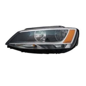 Head Lamp Driver Side Volkswagen Jetta 2011-2016 Halogen , VW2502146U