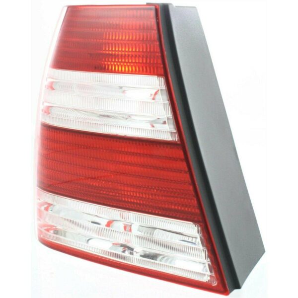 Tail Lamp Driver Side Volkswagen Jetta City 2007-2009 Sedan Gl-Gls High Quality , VW2800120 - Image 2